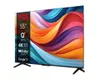A TCL 55-inch 4K Ultra HD Smart TV with a colorful abstract image displayed on its screen, shown from a three-quarter angle on a white background with its stand. Anteprima dell’immagine prodotto
