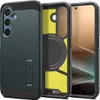 A product shot of a phone case, showing the front and back, and the phone it is designed for. Podgląd zdjęcia produktu
