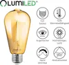3X Lumiled Led St64 Filament 4W E27 440Lm 2000K Amber Podgląd zdjęcia produktu 8