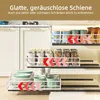 2x Teleskopschublade Korbauszug Küchenschrank Organizer Produktbild-Vorschau 2