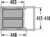 Hailo Abfallsammler 3610471 CS Slide Euro-Cargo-S 2x 19 Produktbild-Vorschau 5
