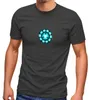 Herren T-Shirt Motiv Arc Reactor Iron Comic Film Produktbild-Vorschau 1