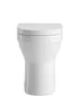 Stand-WC Cozy Tiefspüler ohne Spülrand weiß glänzend ohne Produktbild-Vorschau 3