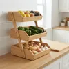 WELLHAUS Bamboe fruitmand, organizer met 3 etages, Productafbeelding-voorbeeld 2