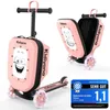 Kidiyana Kinderroller Pink – klappbarer Scooter mit Produktbild-Vorschau 1