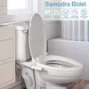 WC Bidet Dusche Aufsatz Selbstreinigende Zweidüsen Produktbild-Vorschau 3