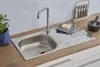 Edelstahl Einbauspüle Spülbecken Küchenspüle Spüle 86 x Produktbild-Vorschau 8