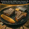 2 x Edelstahl Räucherbox + 1 Zange Smokerbox Räucherdose Produktbild-Vorschau 6
