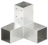 vidaXL Pfostenverbinder Y-Form Verzinktes Metall 71 x 71 mm Produktbild-Vorschau 6