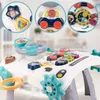 Chodzik pchacz 6w1 edukacyjny stolik kierownica hulajnoga Podgląd zdjęcia produktu 7