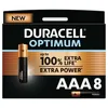 DURACELL Batterie Optimum AAA MN2400/LR3 8er Blister Podgląd zdjęcia produktu 20