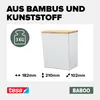 tesa Baboo Badorganizer L Bambusdeckel Wandmontage ohne Produktbild-Vorschau 2