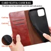 A person's hands are holding an open phone case, showing its interior features. Produktbild-Vorschau