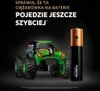 A toy monster truck and a Duracell battery are shown against a black background, with promotional text above. Náhled obrázku produktu
