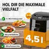 GOURMETmaxx Heißluft-Fritteuse 4,5 L Produktbild-Vorschau 4