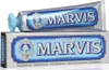A tube and box of Marvis Aquatic Mint toothpaste are shown against a white background. Náhled obrázku produktu