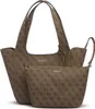 GUESS Shopper Handtasche Calista Latte Logo : Latte Logo Produktbild-Vorschau 4