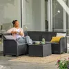 Keter Garden 2-Sitzer Sofa Rosalie Graphitgrau Produktbild-Vorschau 6