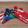 Weihnachtsmütze mit LED-Beleuchtung Blinkmodi Strickmütze Produktbild-Vorschau 5