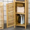 Koupelnová skříňka kleankin, koupelnová skříňka z bambusu, Náhled obrázku produktu 7