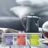 Relaxdays Teebox, contenitore per tè a 3 scomparti, L x P x Anteprima dell’immagine prodotto 2
