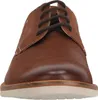 A close-up, front-facing view of a brown leather shoe. Produktbild-Vorschau
