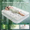 NicePlus, surmatelas 2 en 1, 90x200x7 cm, mousse à mémoire Voir les images du produit 5
