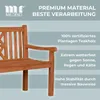 Gartenbank Sailor Teak 120 cm Massivholz natur wetterfest Produktbild-Vorschau 10
