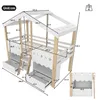 Letto a mezza altezza Sweiko, 90x200cm, forma di casa, Anteprima dell’immagine prodotto 6
