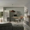 Schrank mit Schubladen Billz 2D3S 80 Kaschmir/Eiche Cremona Produktbild-Vorschau 4