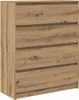 vidaXL Sideboard Chêne Artisan 80x35x99 cm Bois composite Voir les images du produit 2