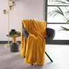 Dutch Decor Wohndecke Flanell-Fleece Billy 150x200 cm Gelb Produktbild-Vorschau 5