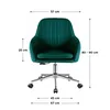 mark-adler Bürostuhl Future 5.2, Grün, atmungsaktiver Samt, Produktbild-Vorschau 8