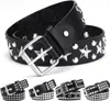 Punk Rock Nietengürtel Nietengürtel Ösenfadengürtel Produktbild-Vorschau 2