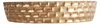 BELIANI Deko-Tablett Gold Eisen rund Glamour Look Produktbild-Vorschau 4