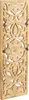 A carved wooden wall panel with hooks. Produktbild-Vorschau