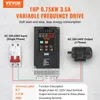 VEVOR frekvenčný menič VFD 1 hp, 0,75 kW, 3,5 A, 1 alebo Náhľad obrázku produktu 2