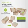 Juskys Polyrattan Lounge Punta Cana L creme – Gartenlounge Produktbild-Vorschau 6