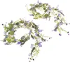 Romantische Lavendel Blumengirlande Deko Lila Rosa Weiß Produktbild-Vorschau 7