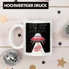 Trendation - Alien Tasse Just Here For The Pizza Produktbild-Vorschau 3