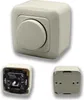 Busch Jäger LED Dimmer 6523U-102 Aufputz Komplett Set DURO Produktbild-Vorschau 1