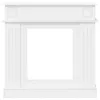 vidaXL Kaminumrandung Weiß 102 x 26 x 100 cm Holzwerkstoff Produktbild-Vorschau 4