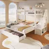 Flieks Etagenbett 90x200cm/180x200cm mit Ausziehbett, Produktbild-Vorschau 3