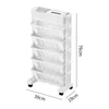 39*19*76 cm-Libreria mobile di grandi dimensioni - Anteprima dell’immagine prodotto 6