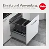 Collecteur de déchets Hailo 3620811 Separato-K 600 Insert Voir les images du produit 3