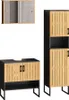 Badmöbel-Set Vicco Vayra Bambus 3 Teile, Model 56197 Produktbild-Vorschau 1