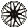 VERSACO | Radkappen Radzierblenden Dakar Schwarz und Silber Produktbild-Vorschau 1