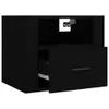 vidaXL Wand-Nachttisch Schwarz 50x36x40 cm Produktbild-Vorschau 6