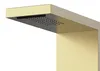 Duschpaneel 125×20 cm, Gold gebürstet, Regendusche, Produktbild-Vorschau 3
