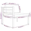 vidaXL 9-tlg. Garten-Lounge-Set mit Kissen Aluminium Produktbild-Vorschau 11